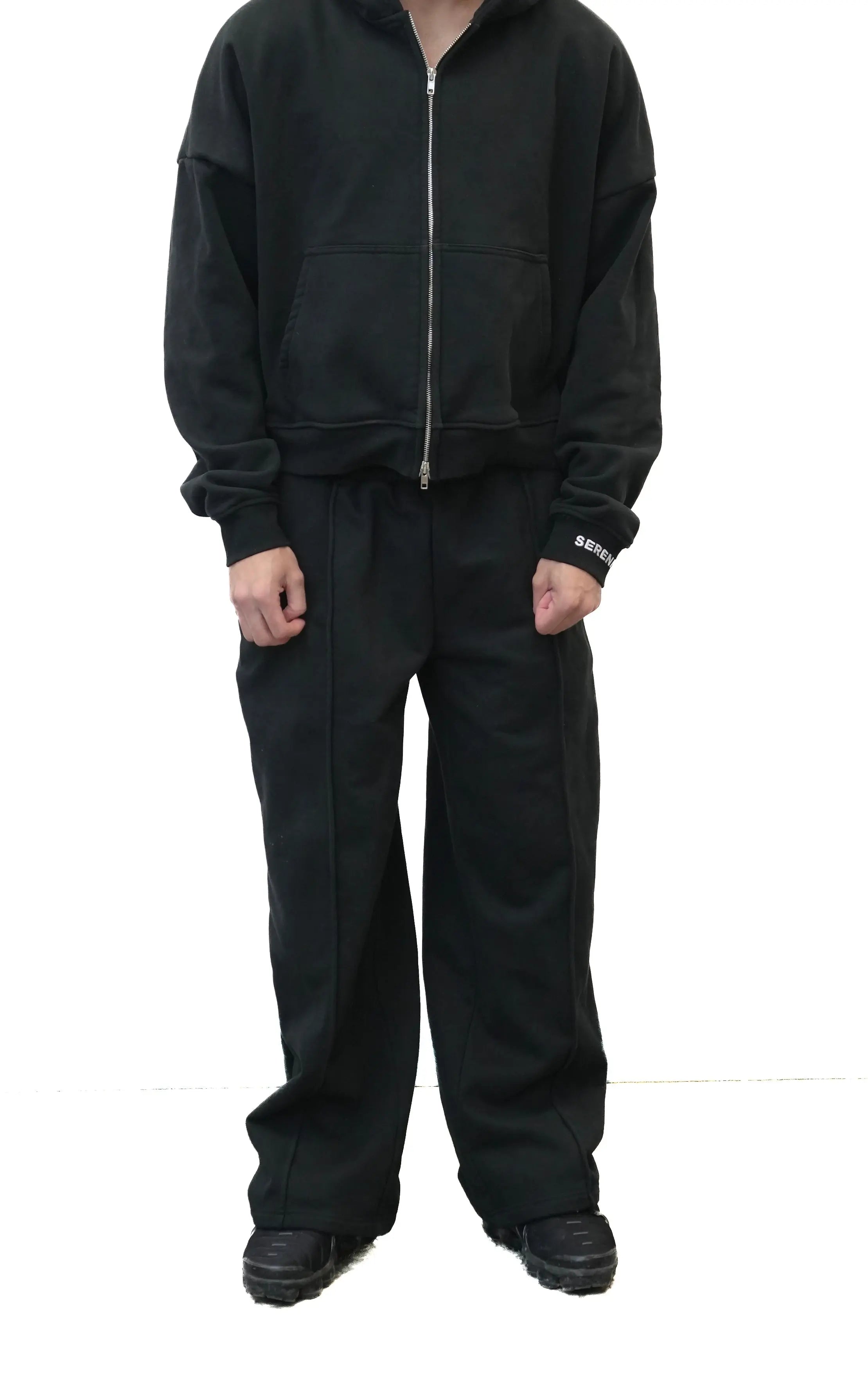 Serenity Black Zip Up Serenity Toronto