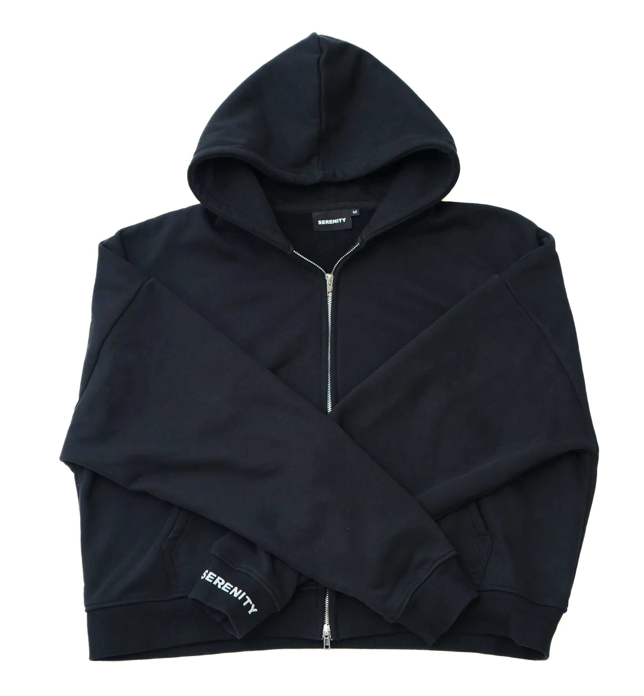 Serenity Black Zip Up Serenity Toronto