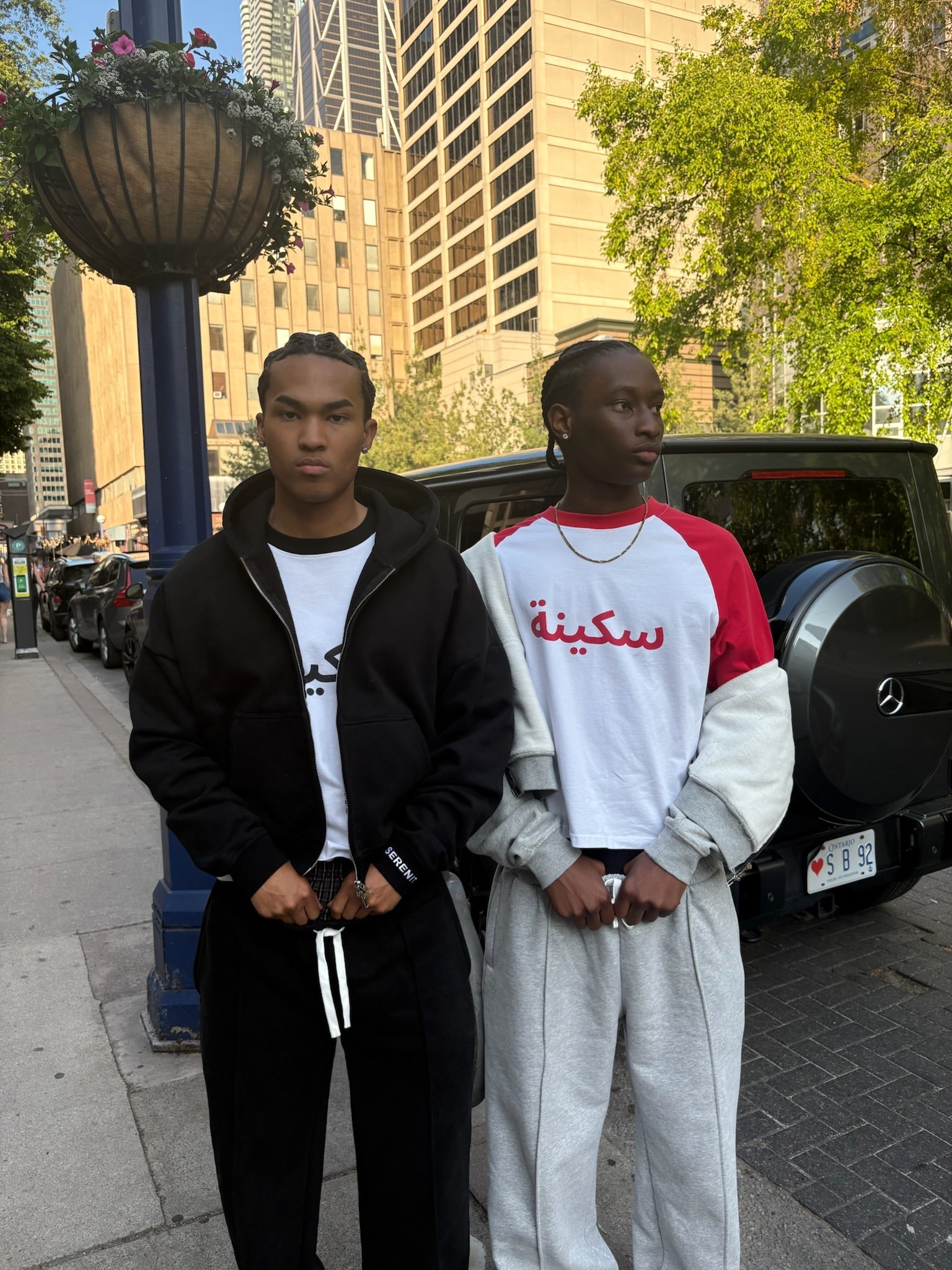 Black Serenity Tracksuit + Black Arabic Longsleeve Serenity Toronto